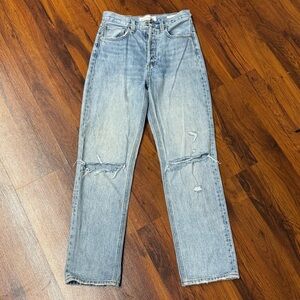 Denim Forum 👖 Joni High Rise Loose Jeans | Size 24 | Aritzia 29L Fit